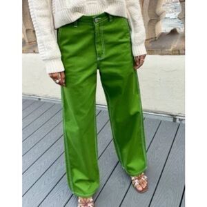 Green Flare & Wide Leg Jeans